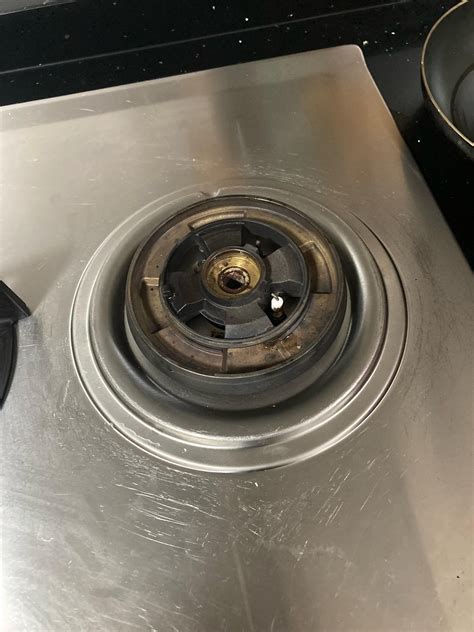 gas stove burner stuck on